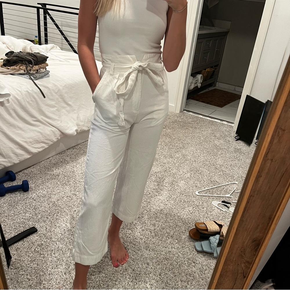 Free People white trouser pant
